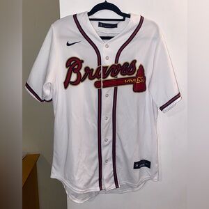 Nike Braves White Jersey